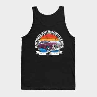 Antique Automobile Cars Tank Top